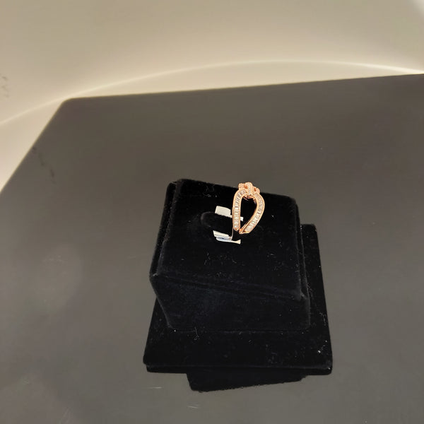 925 rose gold Silver ring