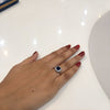 925 silver bluestone ring