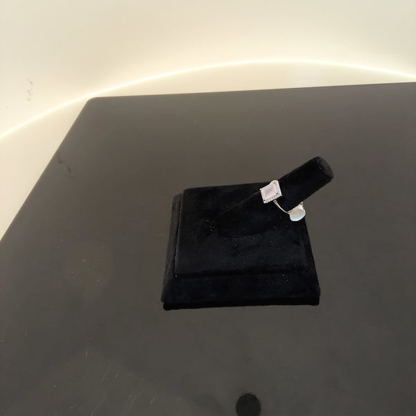 Beutiful 925 silver pink stone ring ❣️