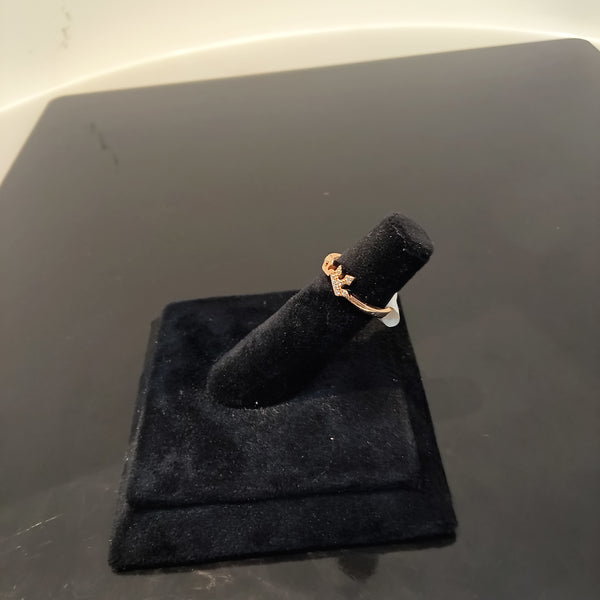 Rose gold Silver ring