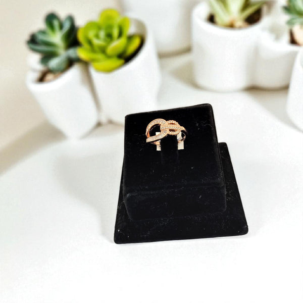 925 rose gold Silver ring