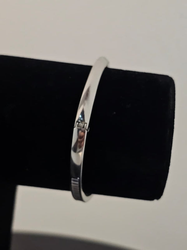 Sleek Silver Bangle