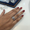 White stone ring