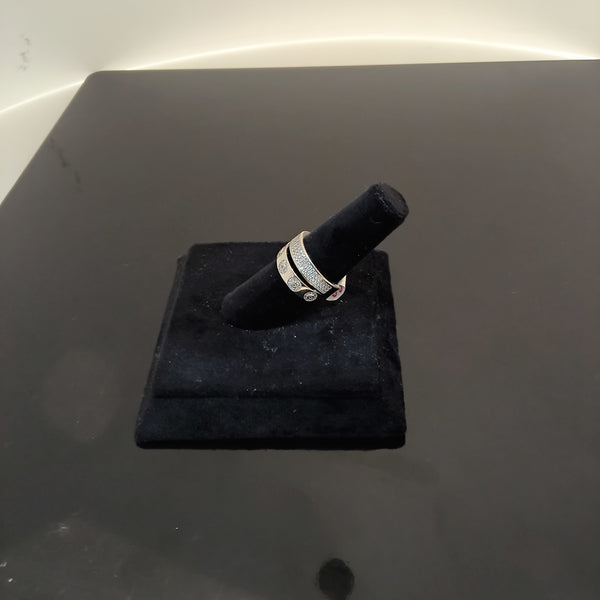 Challa design silver ring