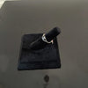 Evil eye silver ring