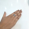 Silver ringwith heart