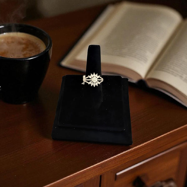 White stone ring