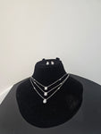 Chic White Droplets Necklace